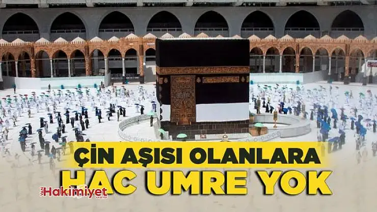 Sinovac aşısı Hacca engel oldu
