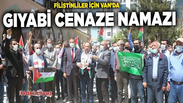 Van'da Filistinli şehitler için gıyabi cenaze namazı kılındı