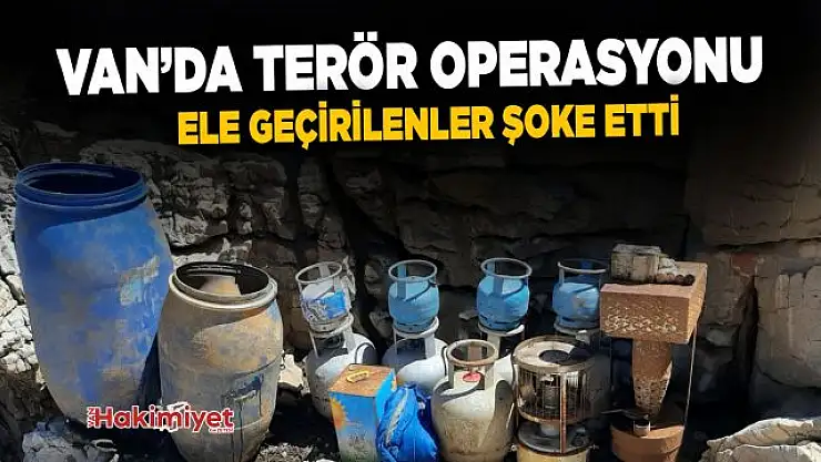 Van'da terör operasyonu!