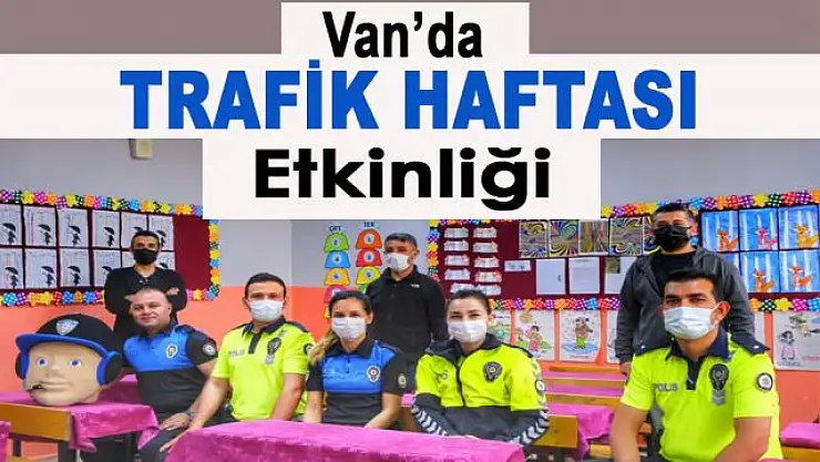 Van'da Trafik Haftası etkinliği