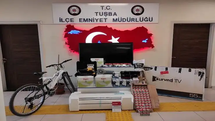 30 bin TL değerindeki 161 adet çalınan malzeme ele geçirildi