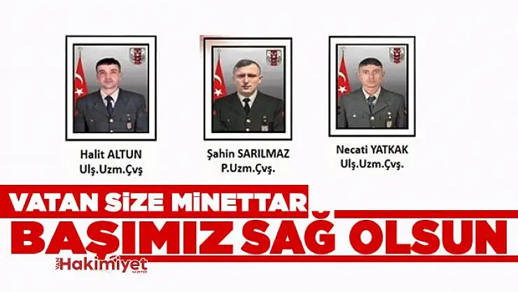 Hulusi Akar'dan şehitler için başsağlığı mesajı