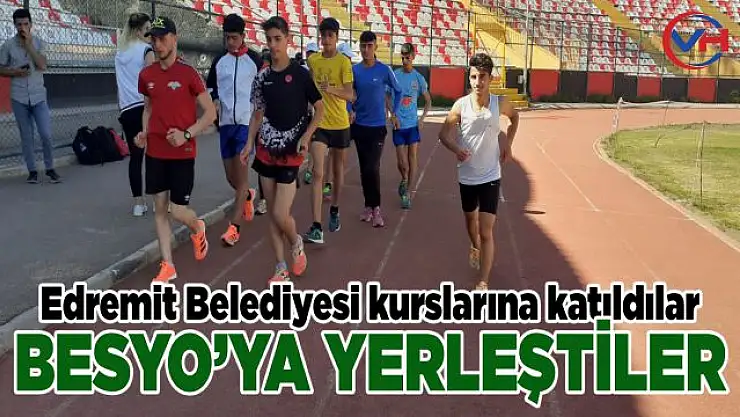 Edremit Belediyesinin BESYO kursları ile üniversiteye yerleştiler