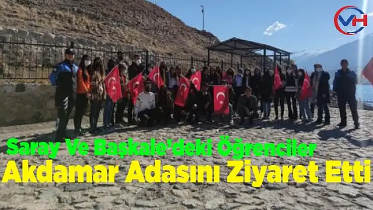 Saray ve Başkale'deki öğrenciler Akdamar Adası'nı ziyaret etti