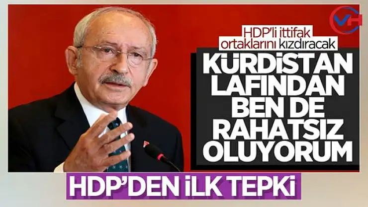 Kılıçdaroğlu'nun Kürdistan çıkışına HDP'den ilk tepki