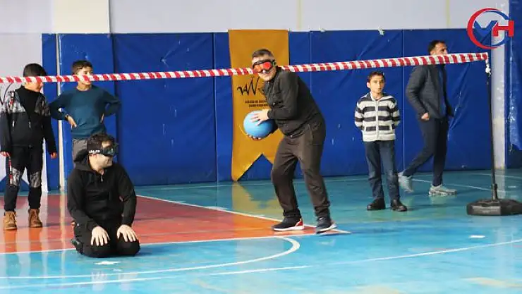 Van'da Goalball farkındalık müsabakası
