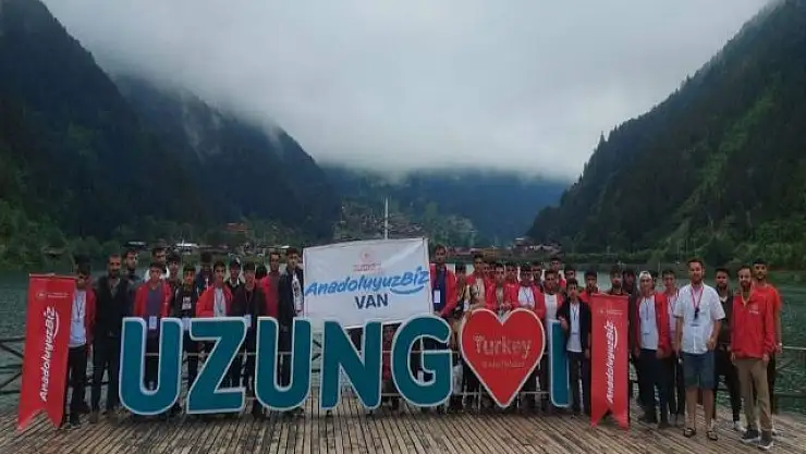 Vanlı gençler, Anadoluyuz biz projesi kapsamında Trabzon'u ziyaret etti