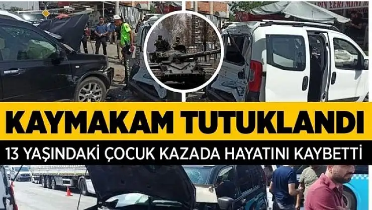 Diyarbakır'da Kaymakamı tutuklatan kaza!