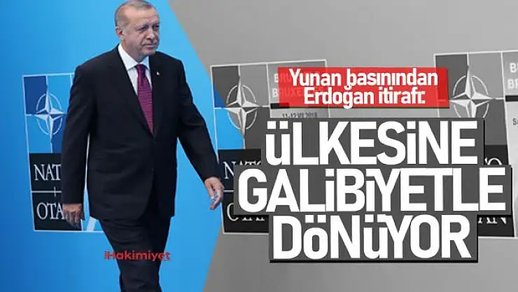 Erdoğan NATO toplantısından galibiyetle dönüyor