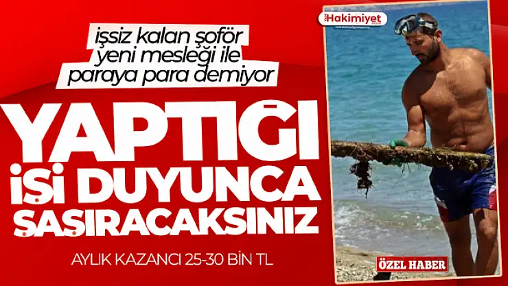 Pandemide işsiz kalan şoför yeni işiyle paraya para demiyor