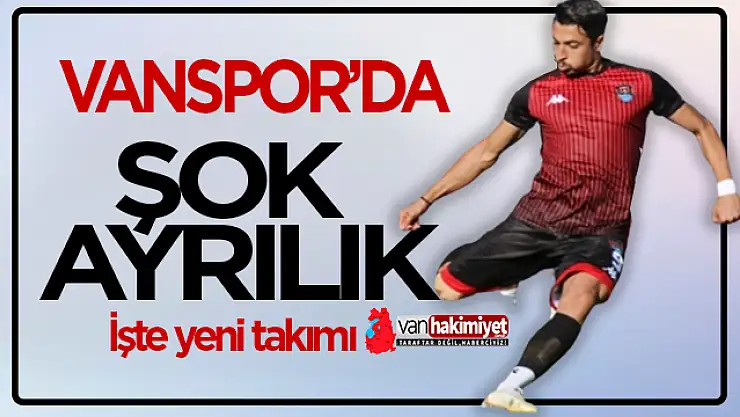 Hamza Küçükköylü Vanspor'dan ayrıldı