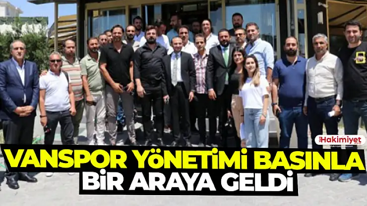 Vanspor yönetimi basınla bir araya geldi