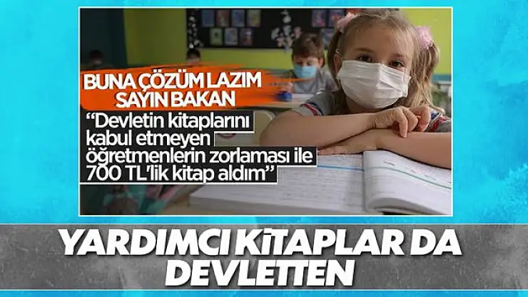 Yardımcı kitaplar öğrencilere ücretsiz dağıtılacak