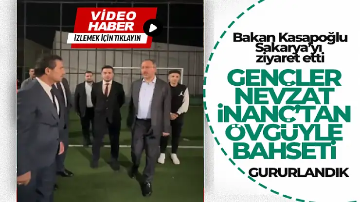 Sakarya'da gençler Nevzat İnanç'tan övgüyle bahsettiler