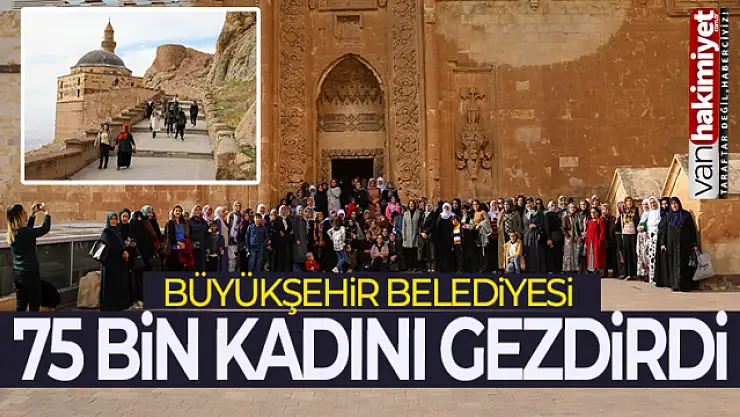 Van Büyükşehir Belediyesi 5 ayda 75 bin kadını gezdirdi
