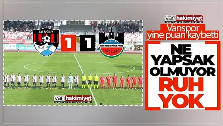 Vanspor evinde puan kaybetti