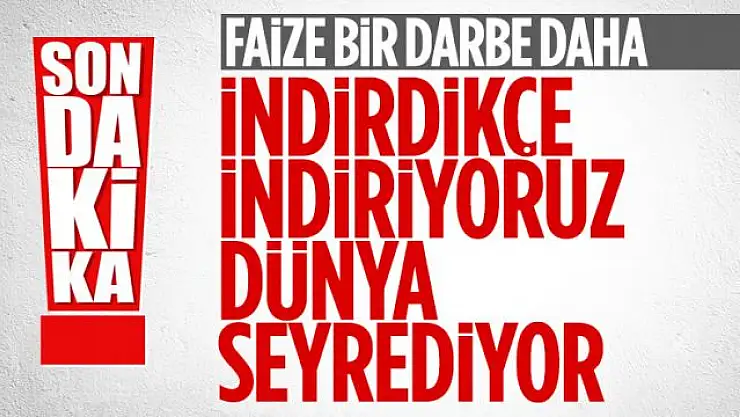 Merkez Bankası faizi kasımda yüzde 9'a indirdi