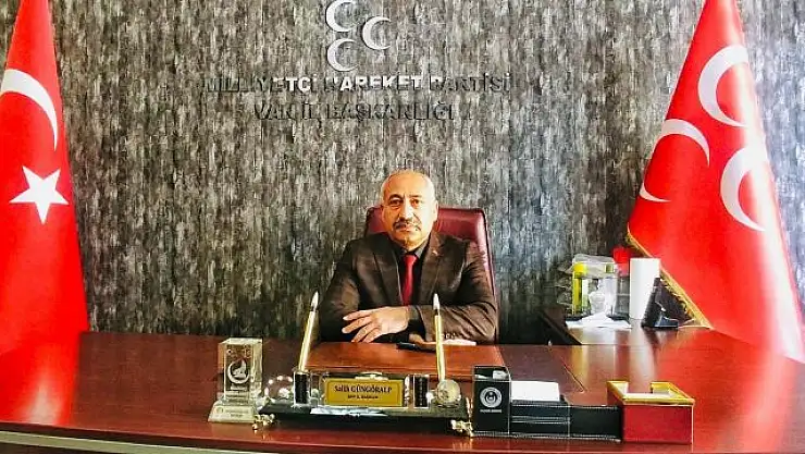 MHP Van İl Başkanı Güngöralp'ten 24 Kasım Öğretmenler Günü mesajı