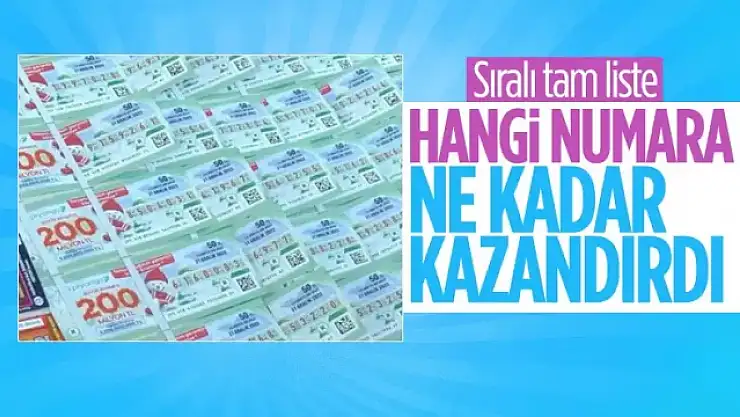 Milli Piyango yılbaşı özel çekilişinde kazandıran numaralar