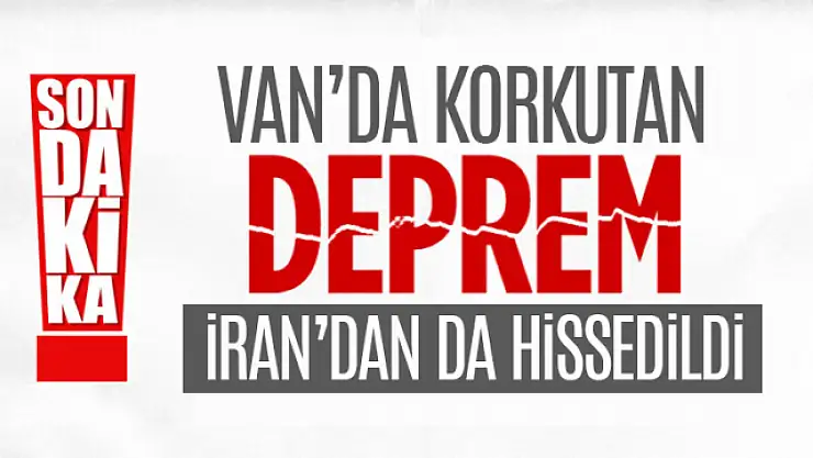 Van'da korkutan deprem!