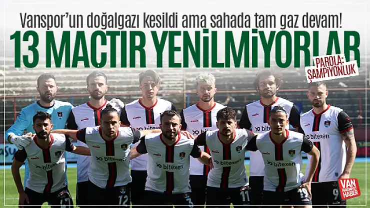 Vanspor, yenilmezlik serisini 13 maça çıkardı
