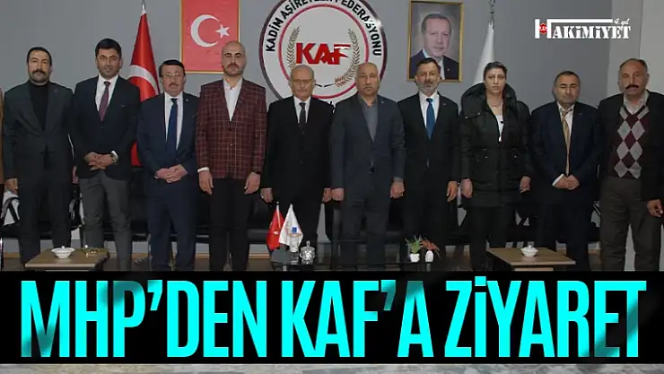 MHP Milletvekili adaylarından KAF'a ziyaret