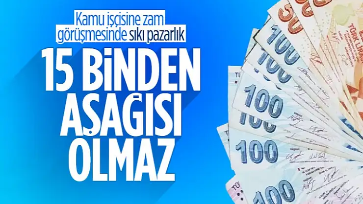 Türk-İş Başkanı Ergün Atalay, kamu işçilerinin zam miktarıyla ilgili konuştu