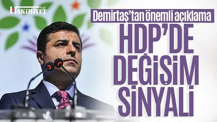 Demirtaş: Kapsamlı bir yeniden yapılanma süreci başlatmak zorundayız