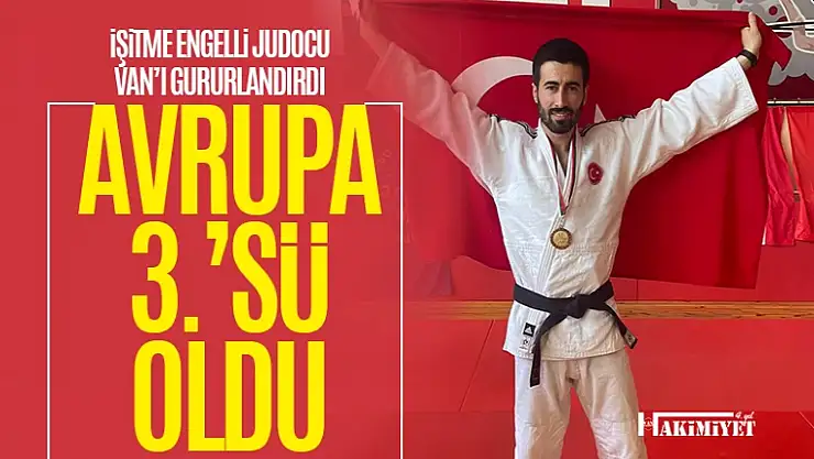 Milli Judocu Fırat Yıldırım Avrupa üçüncüsü oldu
