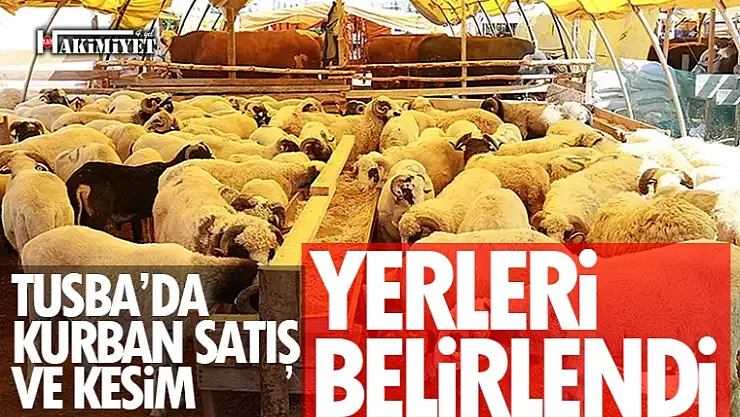 Tuşba'da kurban satış ve kesim yerleri belirlendi! İşte o yerler...