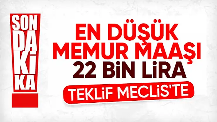 Memurların zam oranı belli oldu: Teklif Meclis'te