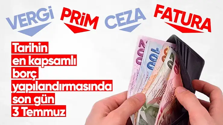 Yapılandırmada sona doğru! 265,4 milyar liralık kamu borcunu yapılandırdı