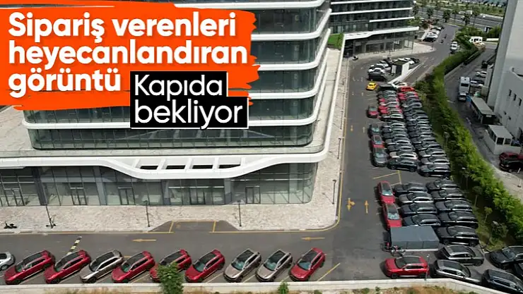 İstanbul'a gelen Togg'lar sahiplerini bekliyor