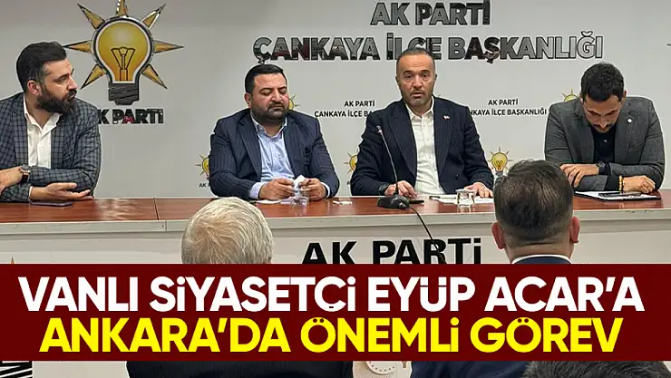 AK Parti'den Eyüp Acar'a önemli görev