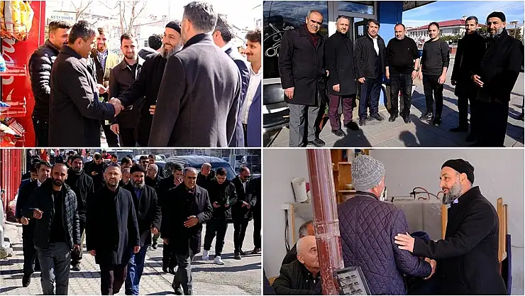 HÜDA PAR Gevaş Belediye Başkan adayı Aydın'dan esnaf ziyareti