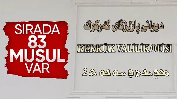 Kerkük'te Türkçe resmi dil oldu! Tabelalar değişti