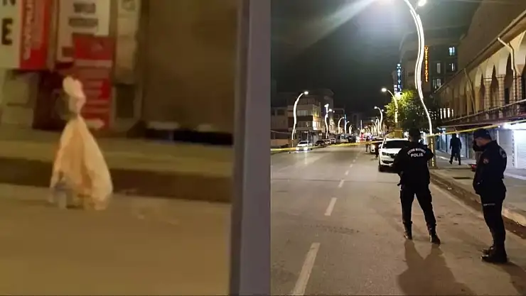 Şüpheli torbadan turşu bidonu çıktı