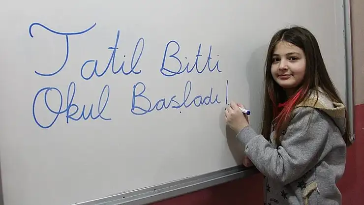Tatil bitti! Ders zili yarın çalıyor...