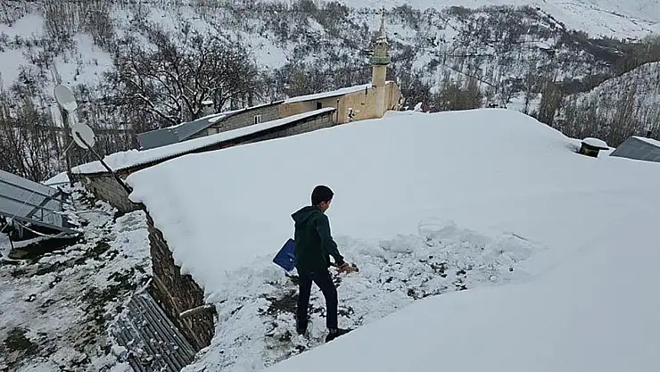 Van baharı beklerken, kar sürpriziyle karşılaştı