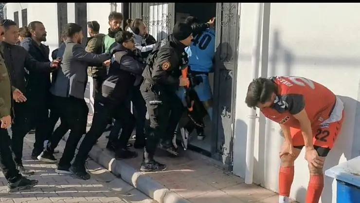 Van'da Bölgesel Amatör maçı sonrası olaylar çıktı