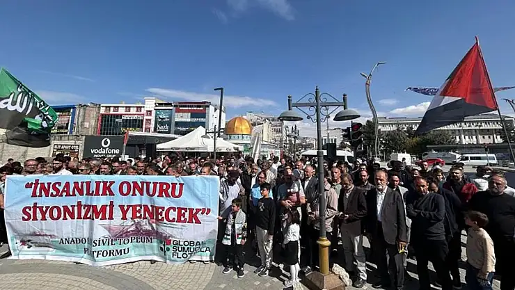 Van'da STK'lardan Küresel Sumud Filosu'na destek