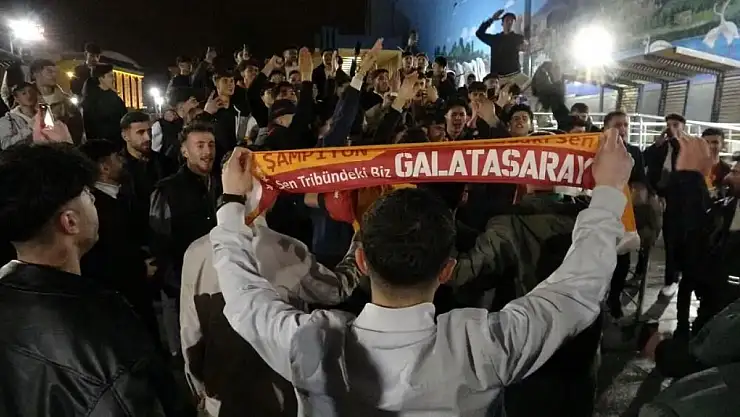 Van'da taraftarların derbi sevinci
