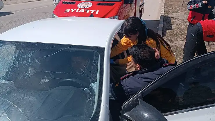 Van'da trafik kazası: 1 kişi yaralı!