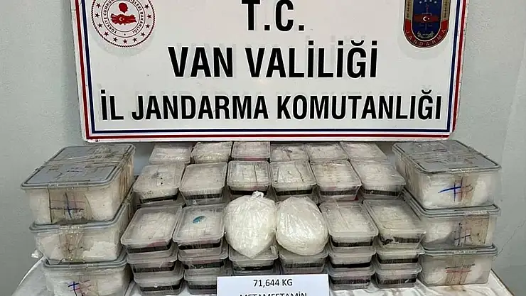 Van'da uyuşturucu tacirlerine ağır darbe!