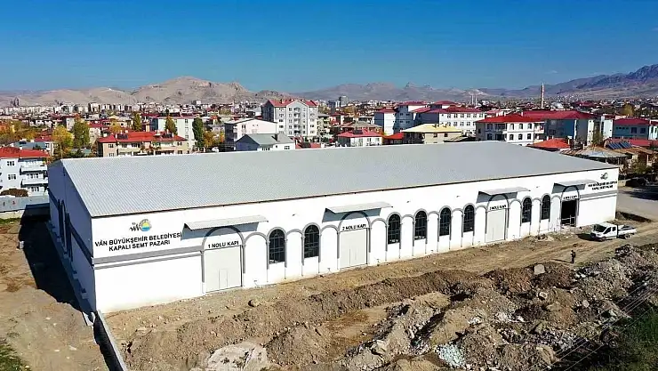 Van'daki kapalı semt pazarı kiraya verilecek!