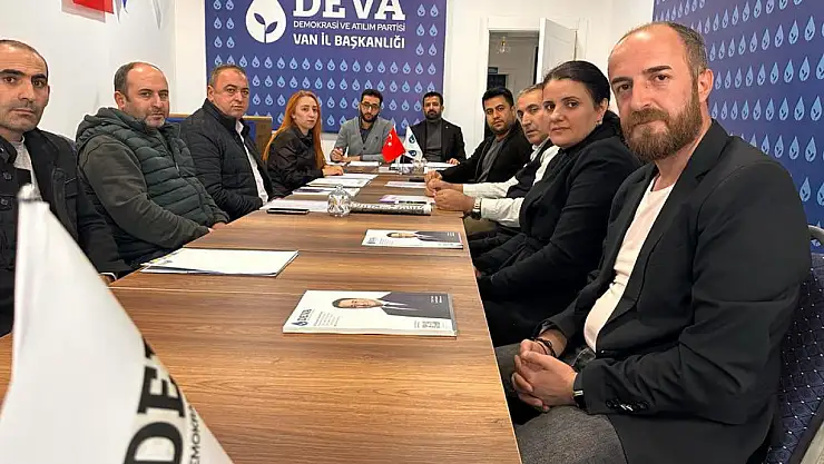 Van DEVA Partisi'nde yeni görev dağılımı yapıldı