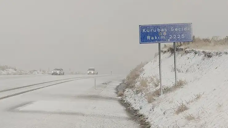 Van'ın yüksek kesimleri kara ve sise teslim oldu