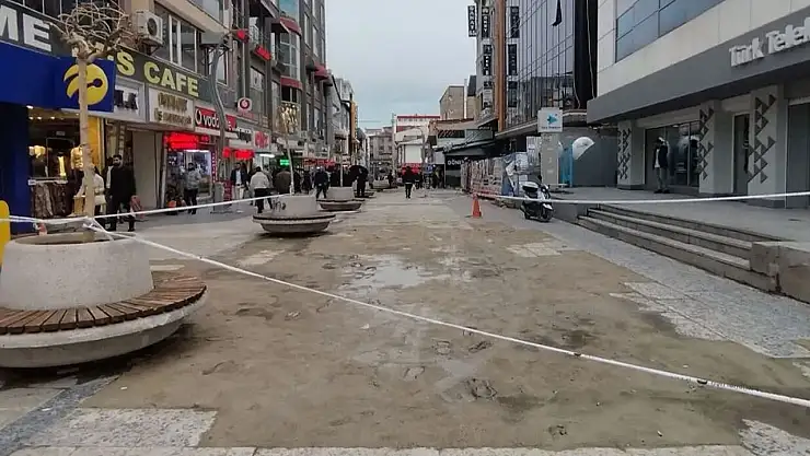 Van Sanat Sokağında yapılan yama çalışması tepki topladı