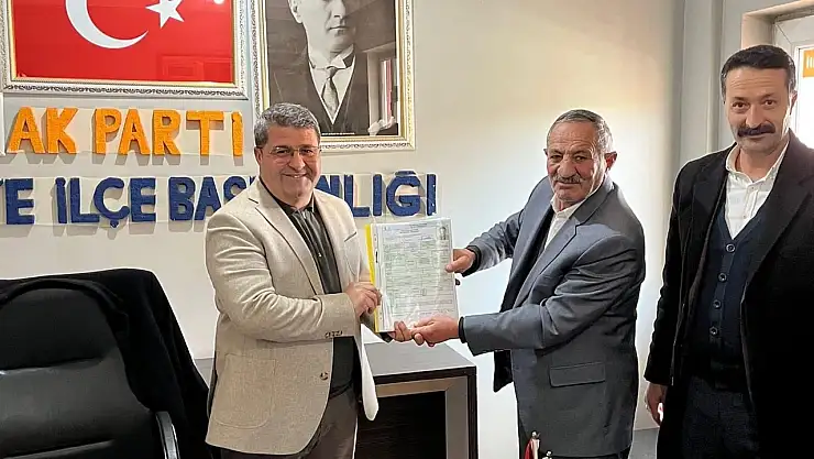 Yıldırım Bilici'den Muradiye Belediye Başkanlığı aday adaylığı başvurusu