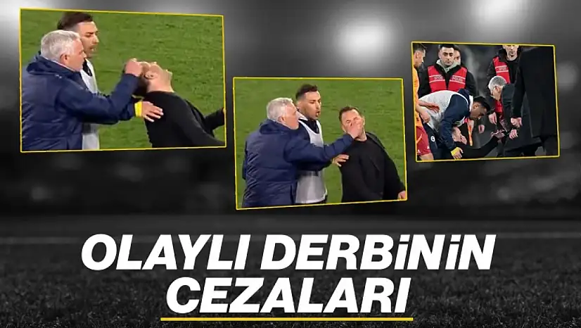 PFDK olaylı Fenerbahçe-Galatasaray derbisinin cezalarını açıkladı